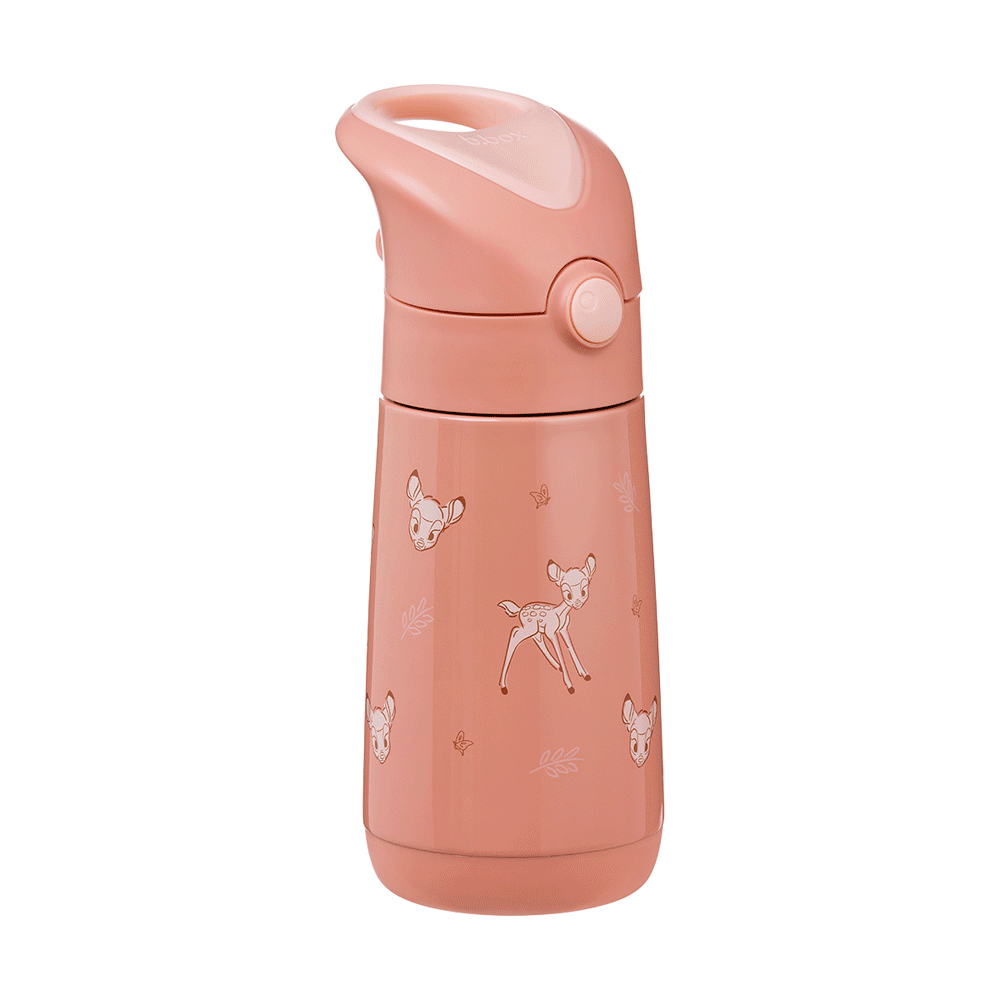 【B.BOX】迪士尼不鏽鋼吸管保冷水壺350ml / 3款