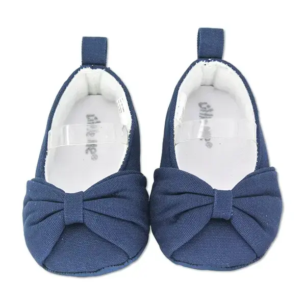 【Little Me】深藍蝴蝶結涼鞋