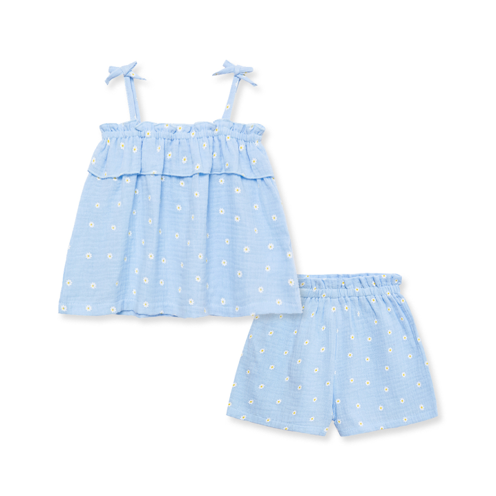 【Little Me】雛菊吊帶上衣/短褲