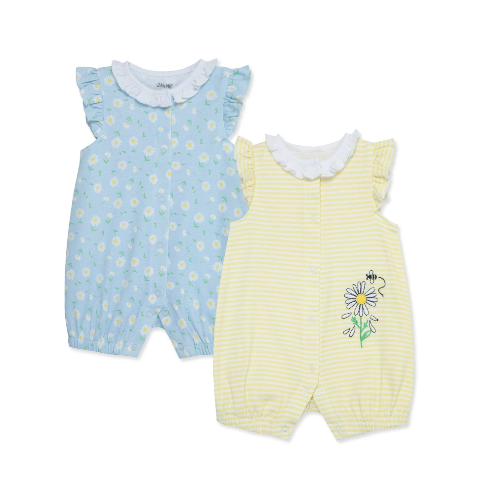 【Little Me】雛菊短兔裝二入組