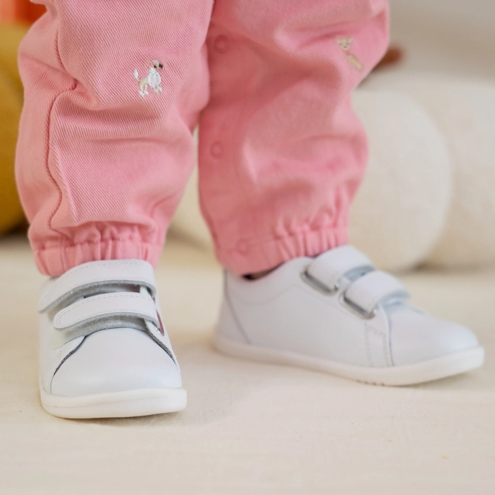 【BOBUX】真皮兒童運動鞋GrassCourt純淨白