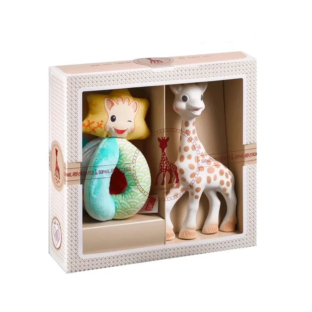 【Sophie La Girafe】咬牙器搖鈴禮盒
