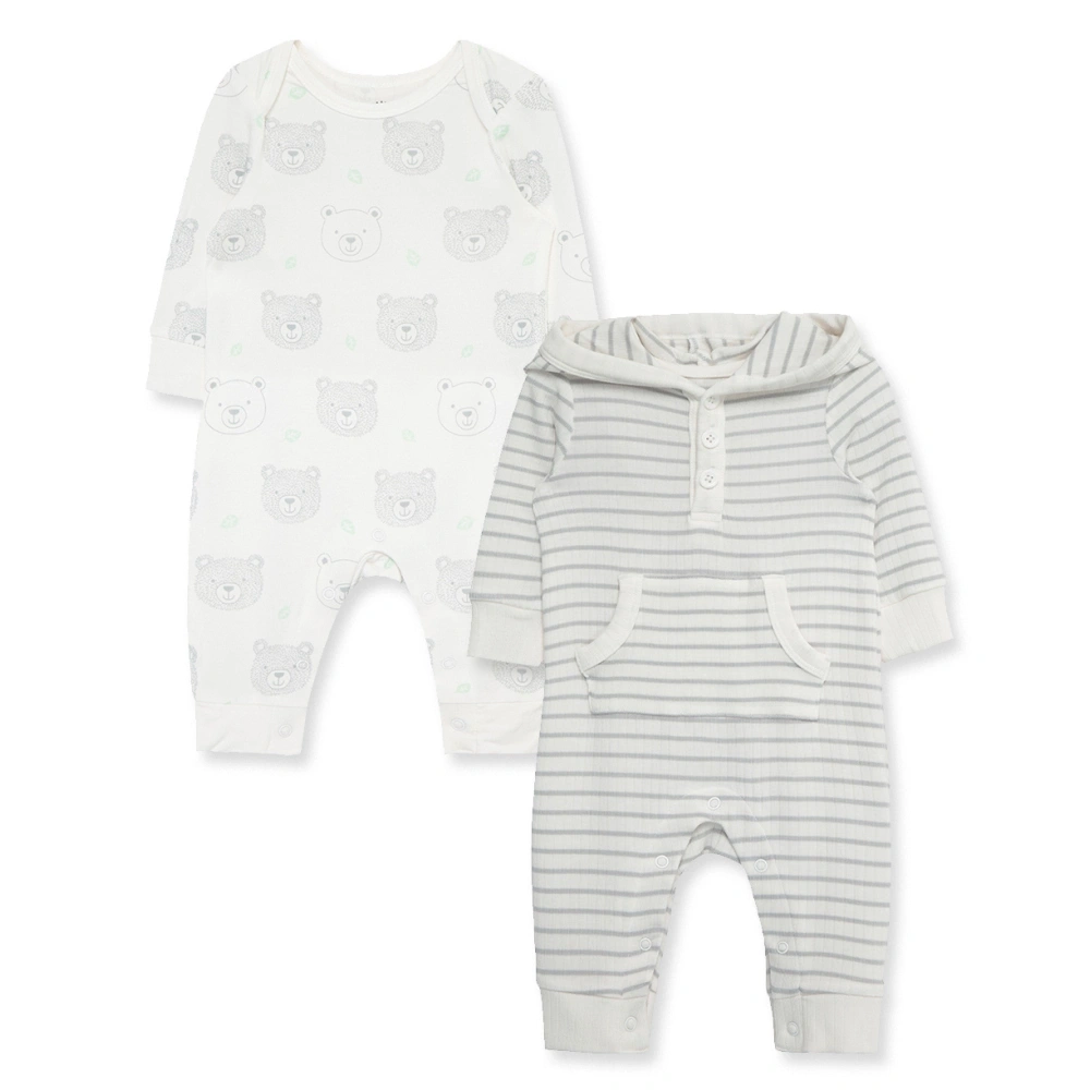 【Little Me】灰熊竹纖維兔裝二件組