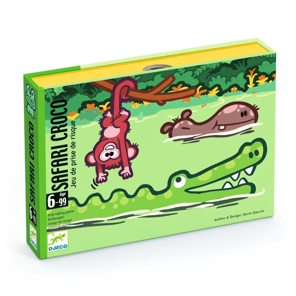 【DJECO智荷】卡牌遊戲/鱷魚叢林冒險