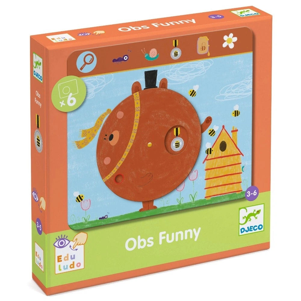 【DJECO智荷】幼兒遊戲/圓滾滾找找卡