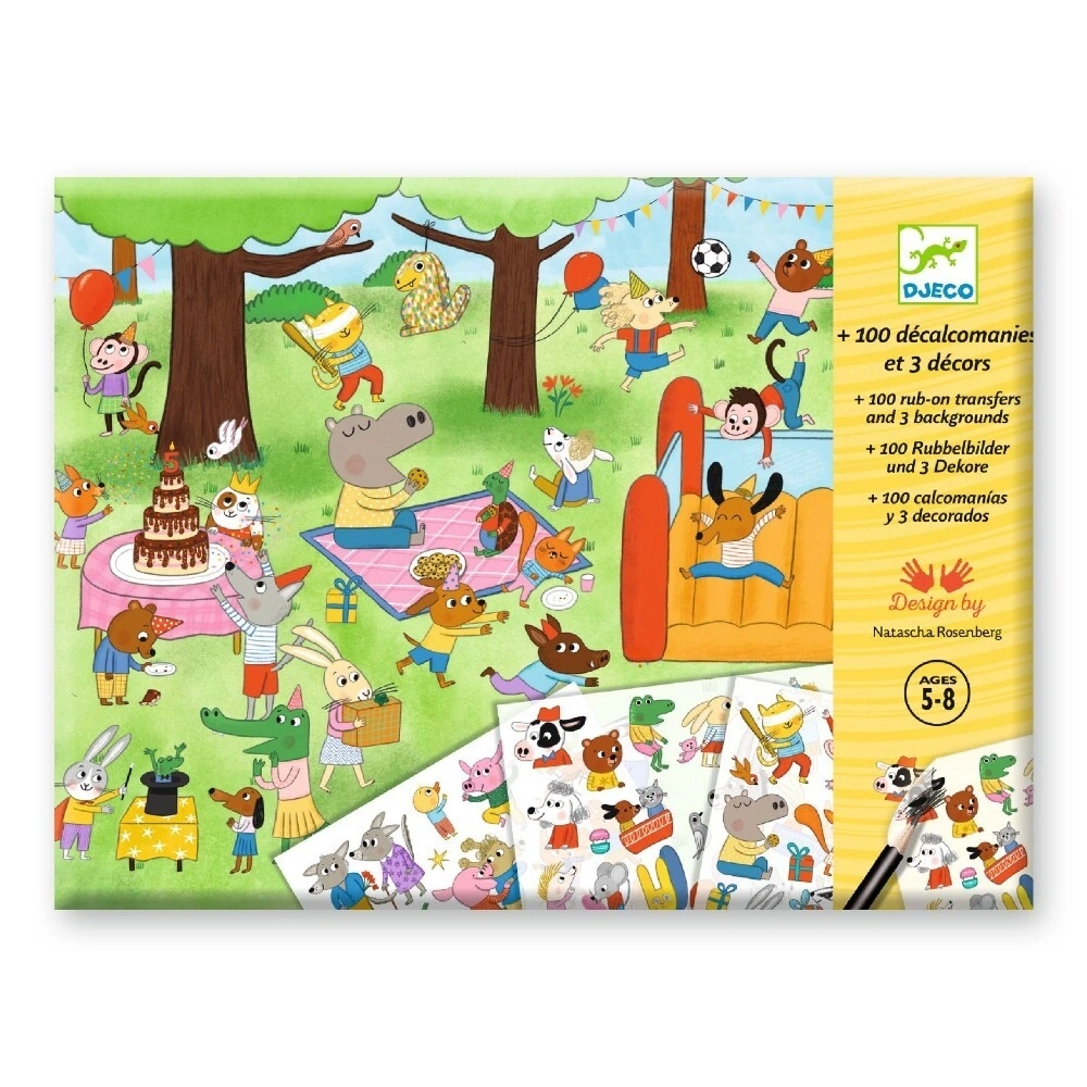 【DJECO智荷】轉印藝術/動物派對