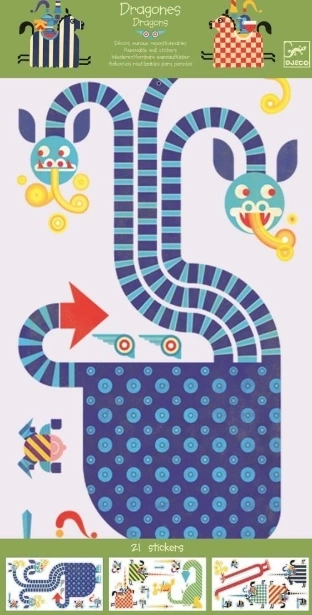 【出清品】【DJECO智荷】壁貼／野獸國