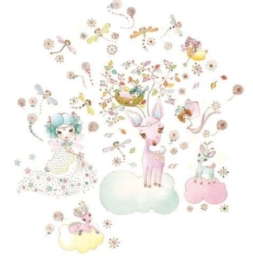 【出清品】【DJECO智荷】壁貼／夢幻天堂