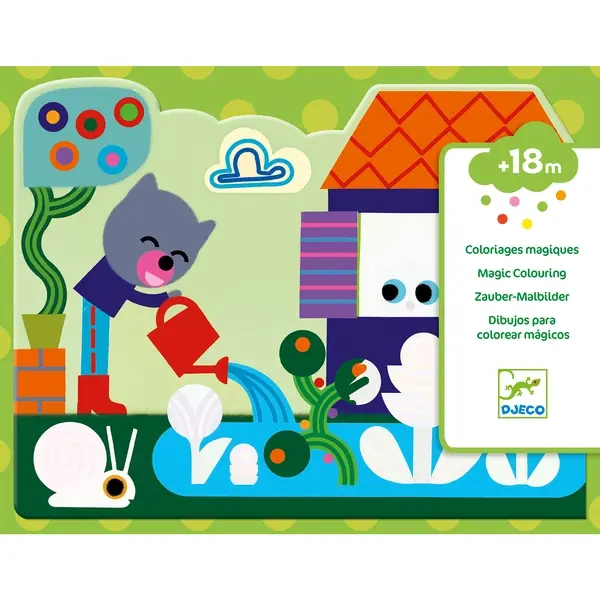 【DJECO智荷】魔術水繪藝術/花園躲貓貓