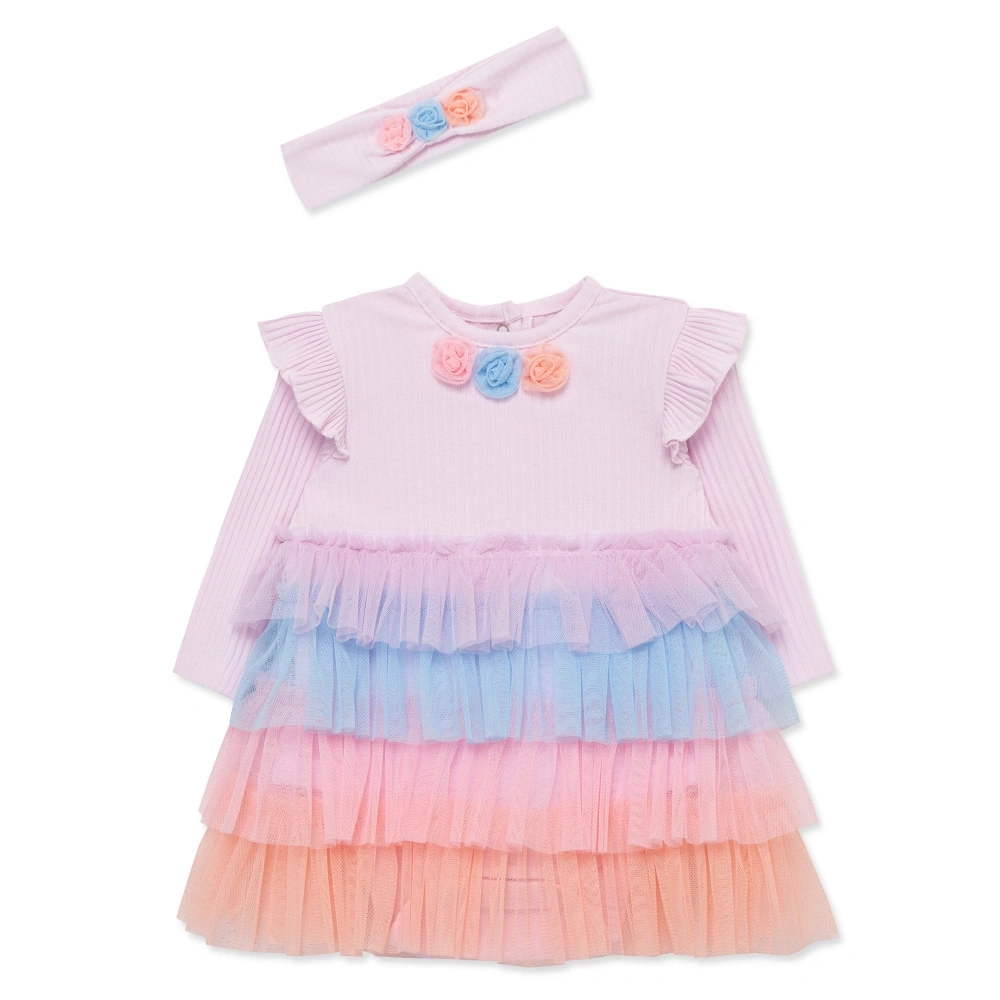 【Little Me】彩虹紗裙/髮帶