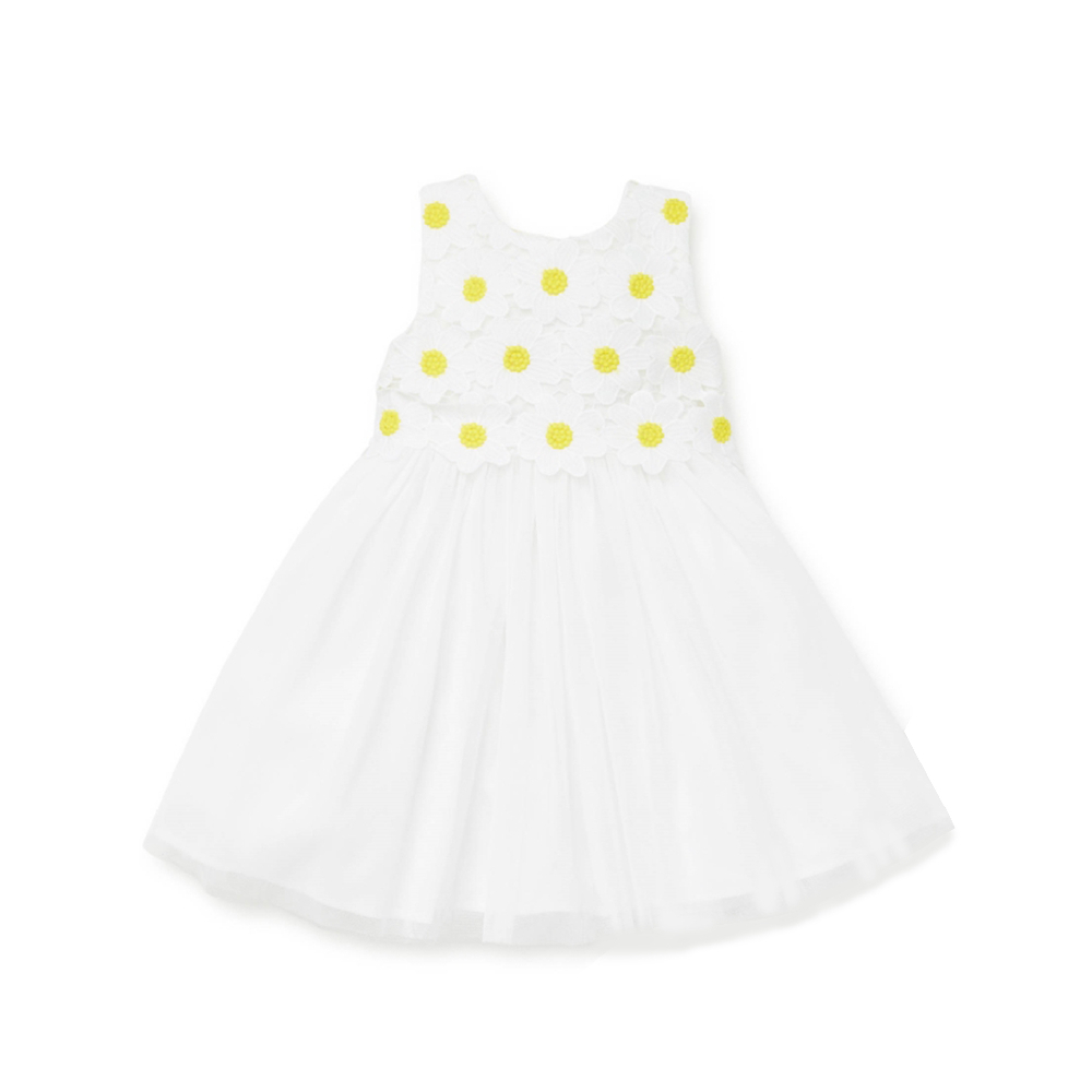 【Little Me】雛菊花邊洋裝