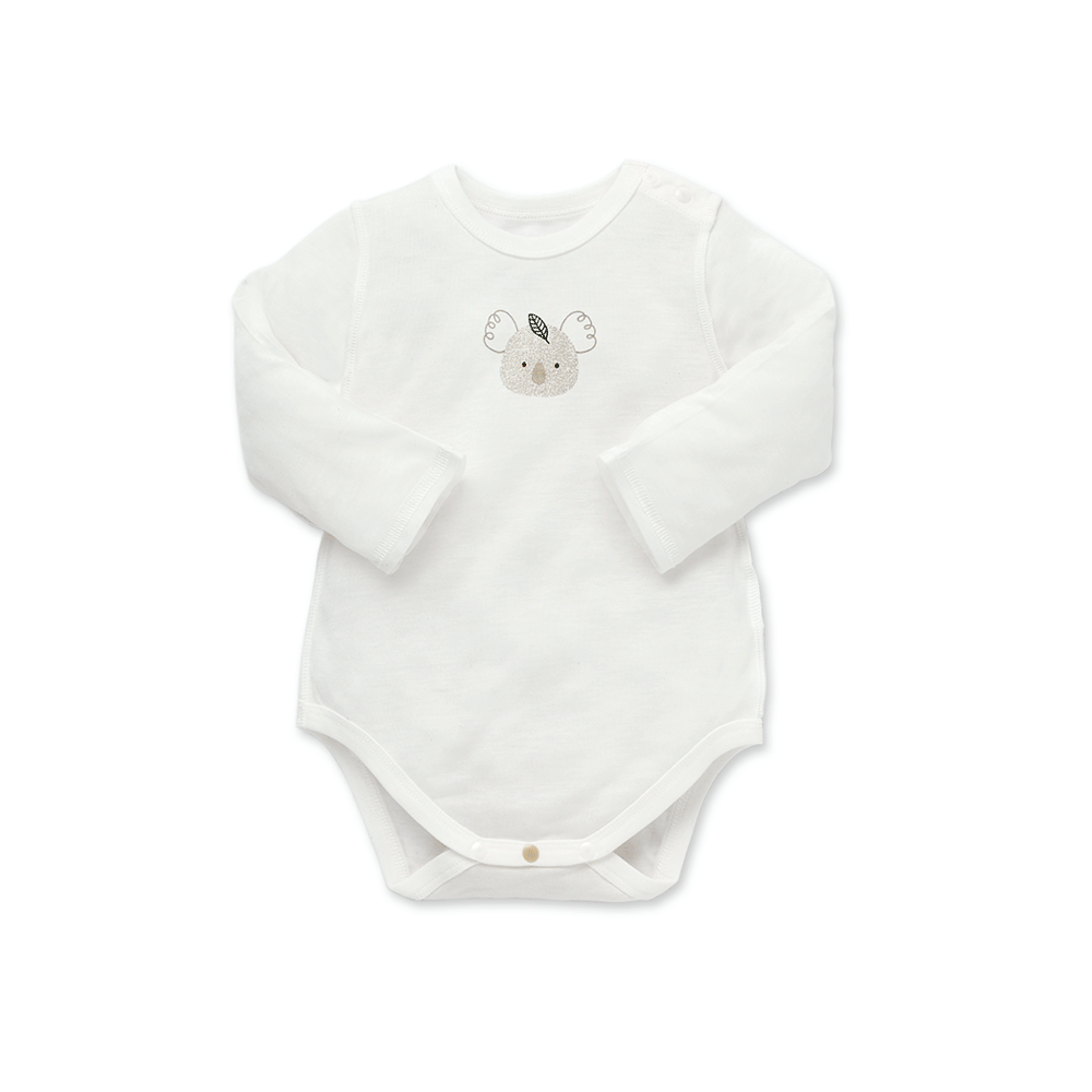 【Baby City娃娃城】天絲長袖肩開連身衣/ 三款