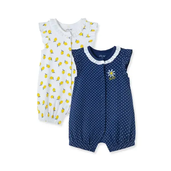 【Little Me】檸檬短兔裝二件組