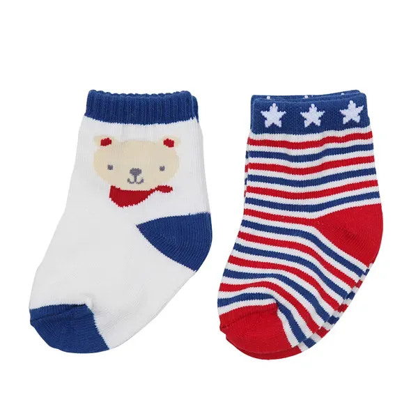 【Baby City娃娃城】小熊男童短襪2入