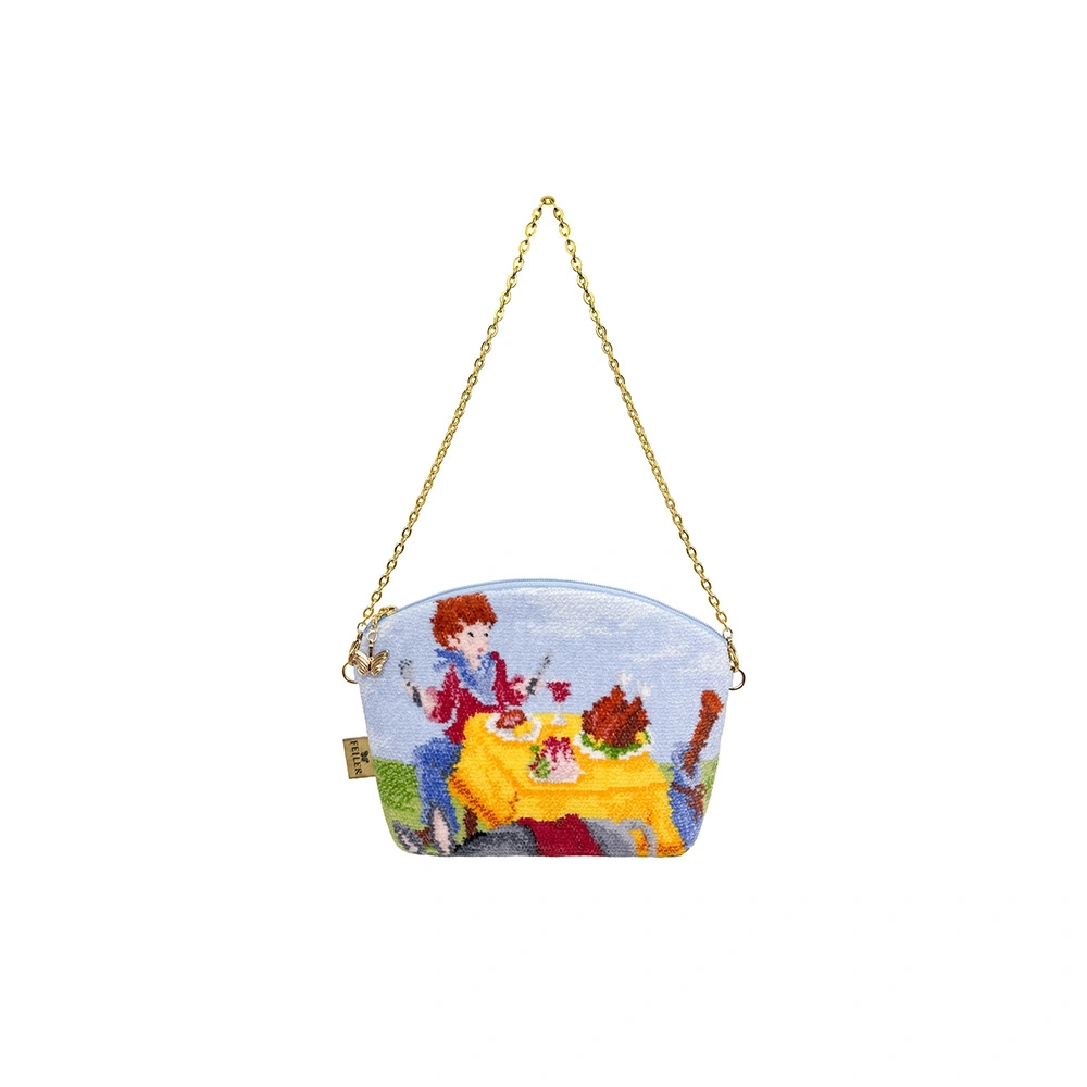 【feiler】許願桌鍊條貝殼包(21X15X4)