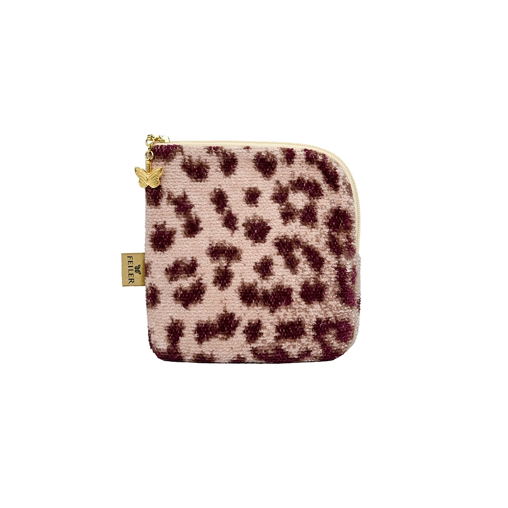 【feiler】粉紅野豹方形包(12X12)
