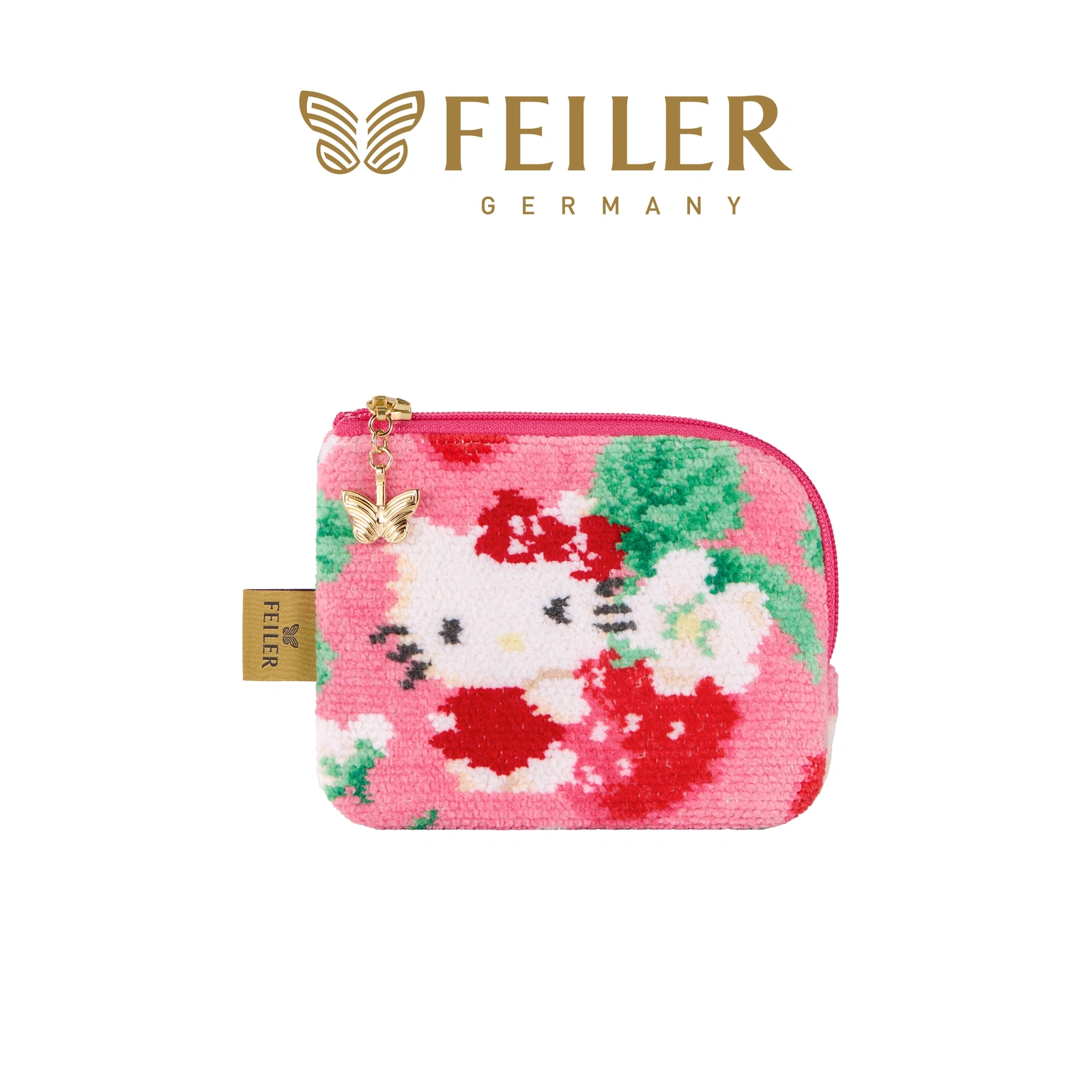【feiler】Hello Kitty草莓物語零錢包(12X8.5)