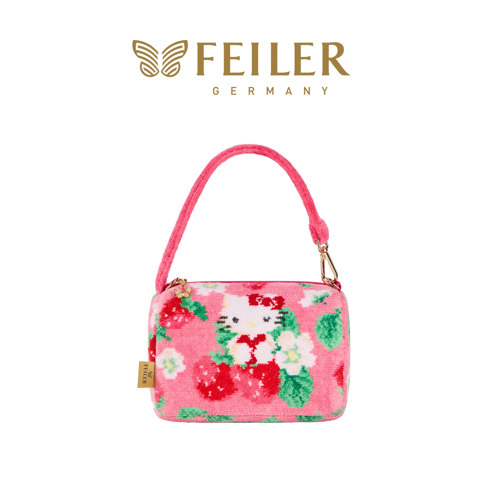 【feiler】Hello Kitty草莓物語波士頓包(18X15X10)