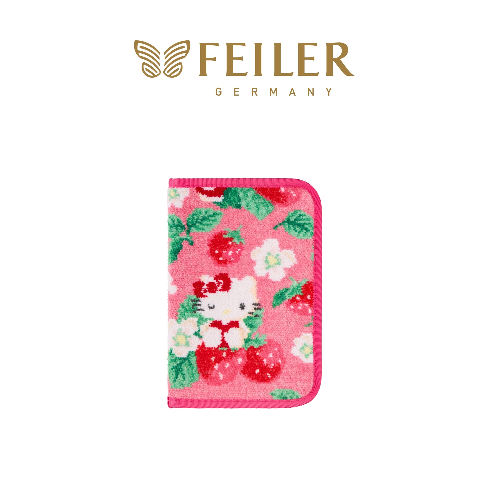 【feiler】Hello Kitty草莓物語護照包(15X21X2)