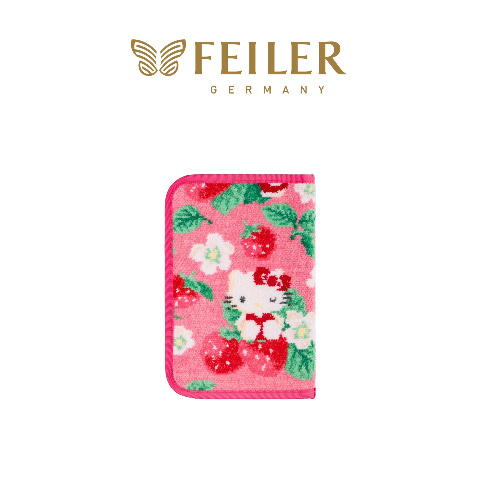 【feiler】Hello Kitty草莓物語護照包(15X21X2)