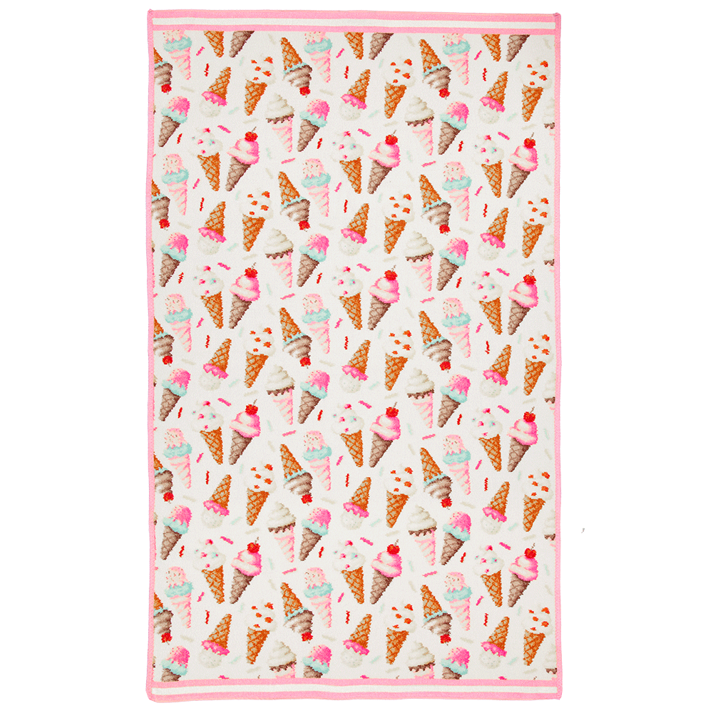 【feiler】繽紛甜筒海灘巾(75x125)