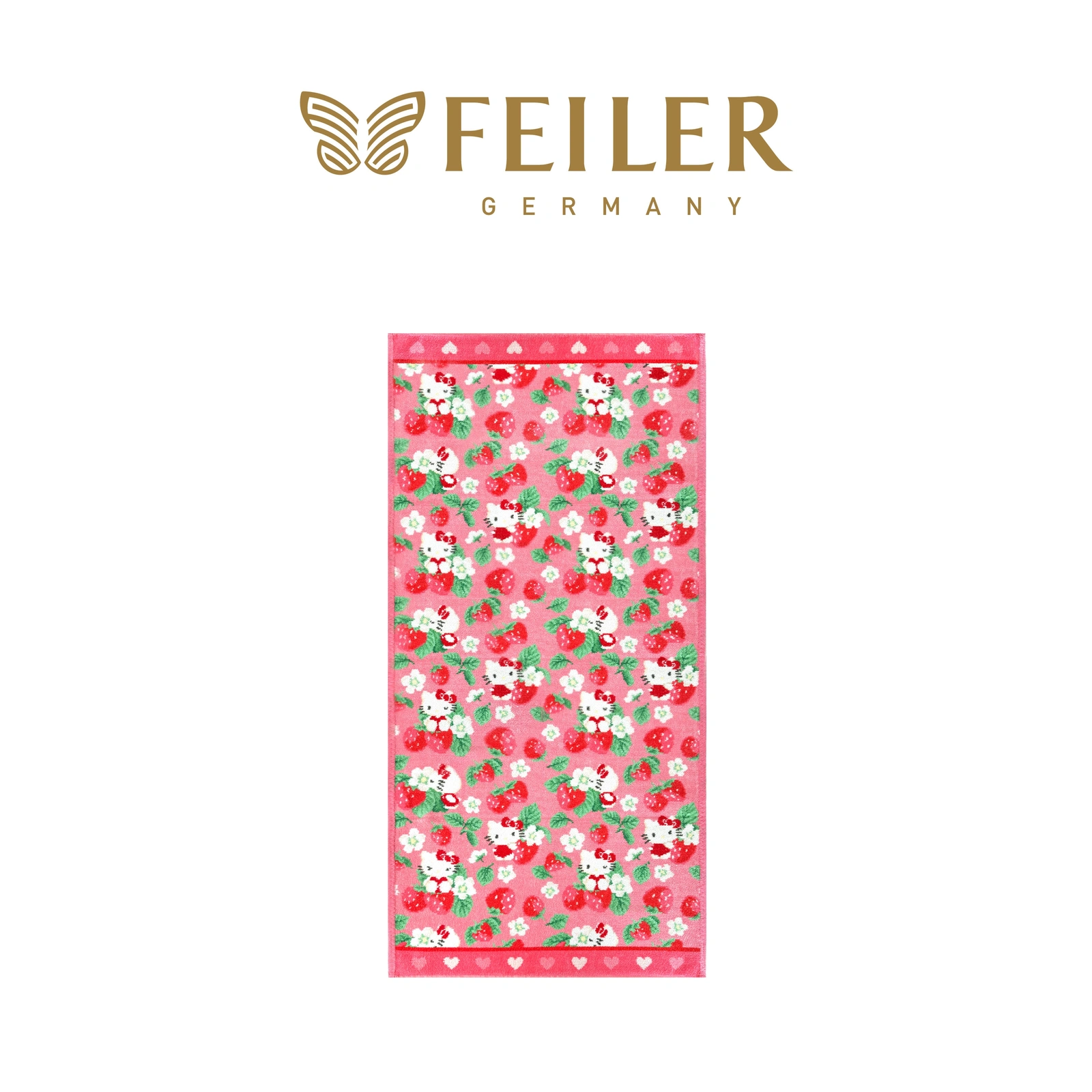【feiler】Hello Kitty 草莓物語手巾(50x100)