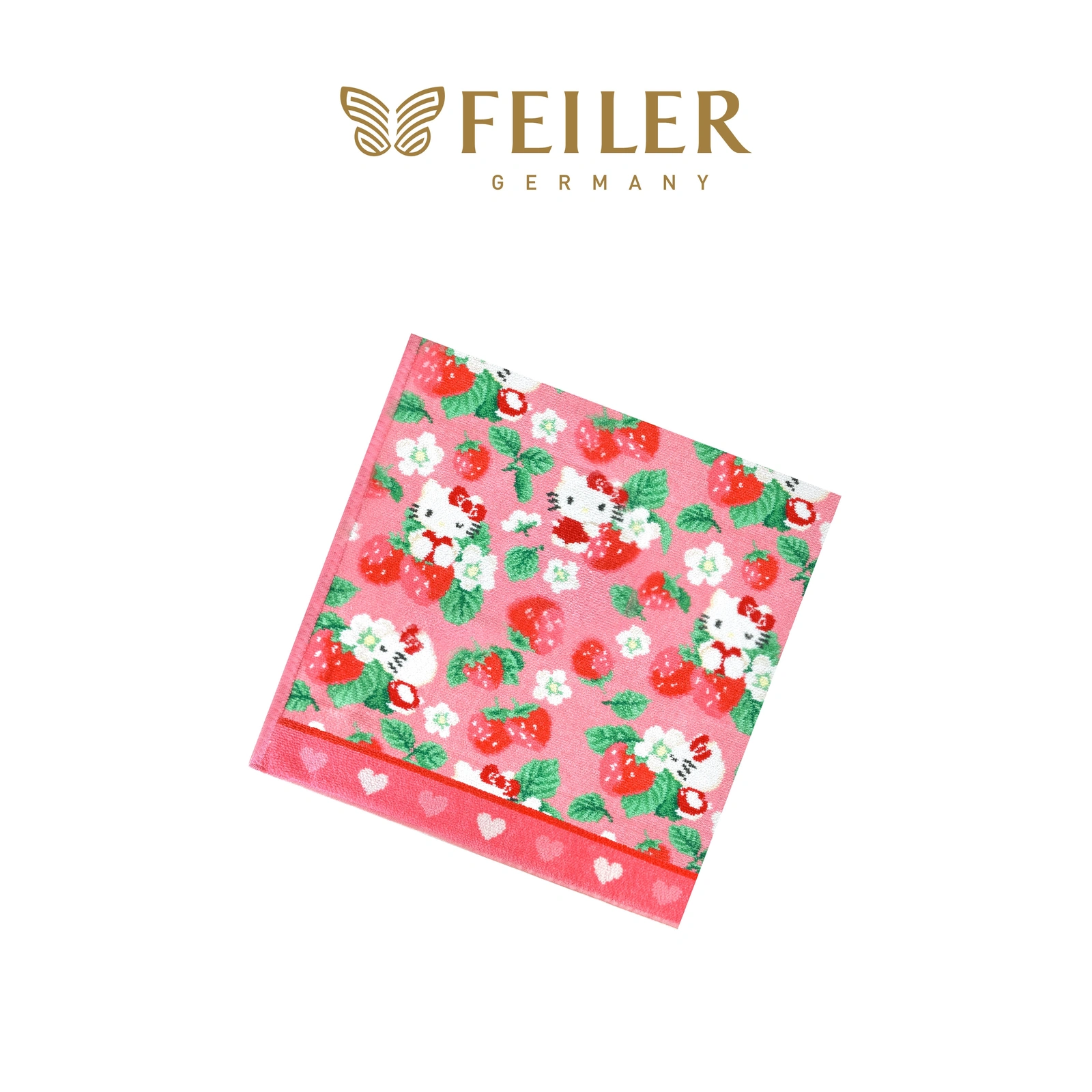 【feiler】Hello Kitty 草莓物語浴巾(75X150)
