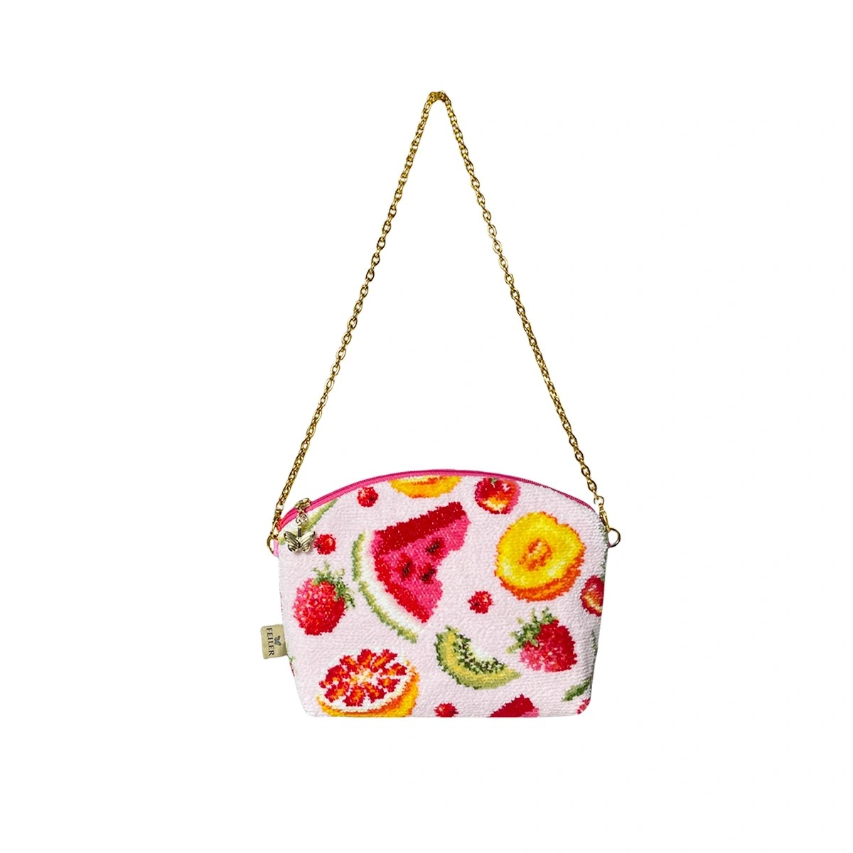 【feiler】水果派對鍊條貝殼化妝包(21X15X4)