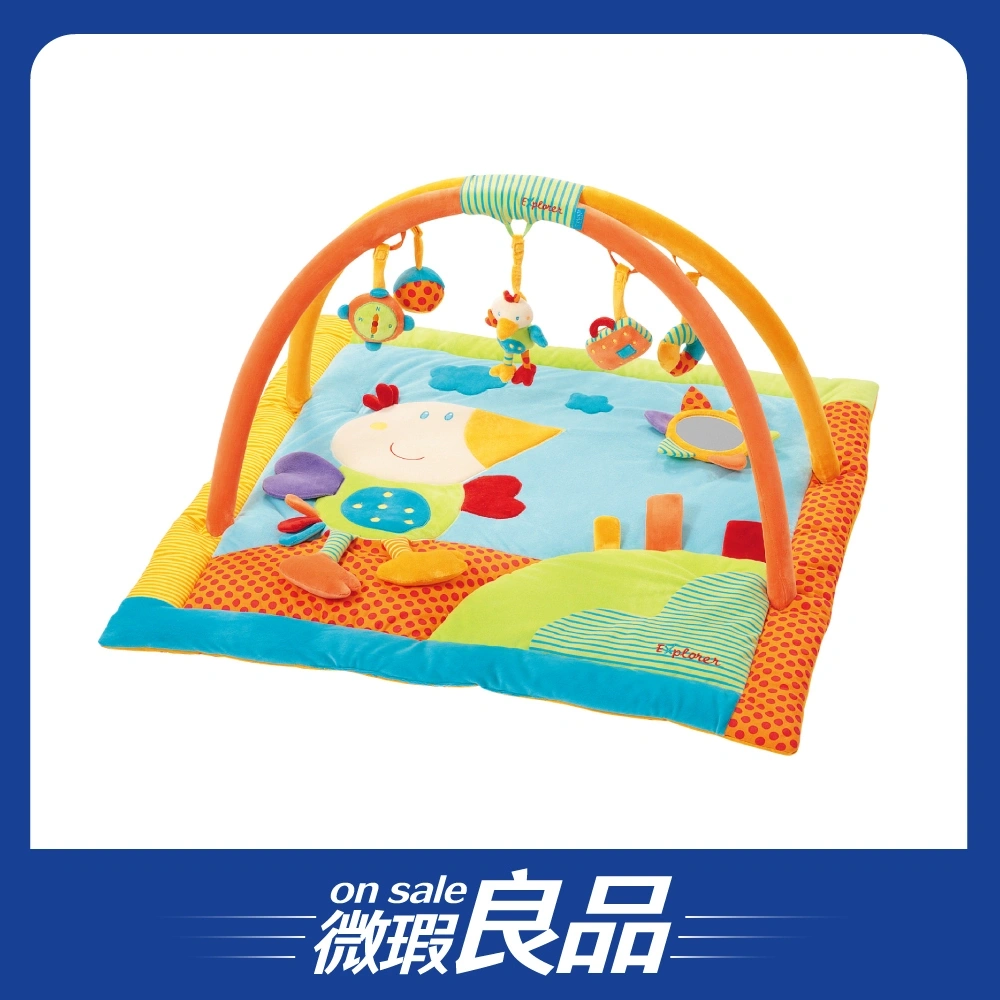 【微瑕良品】【FEHN芬恩】探險家彩色鳥立體遊戲墊