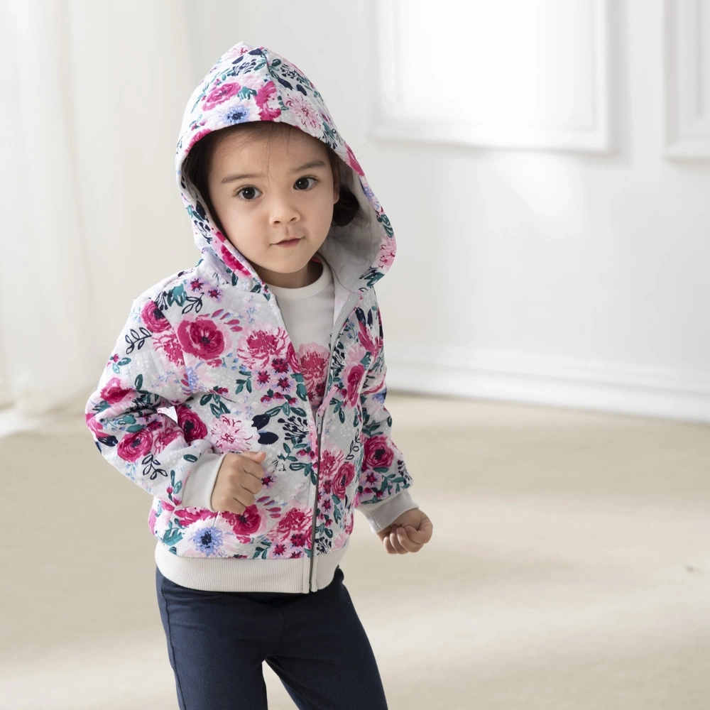 【Little Me】花卉連帽外套/上衣/長褲
