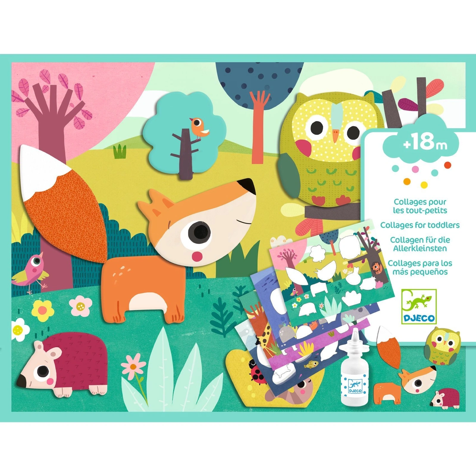 【DJECO智荷】拼貼畫/我的第一幅拼貼畫