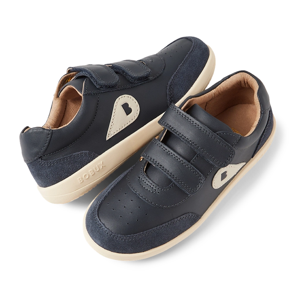 【BOBUX】真皮兒童運動鞋/Champ/海軍藍