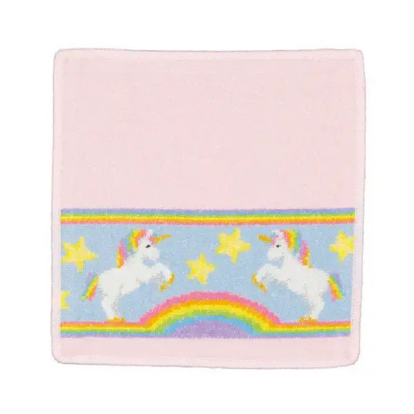 【feiler】夢幻獨角獸方巾(25x25) / 粉