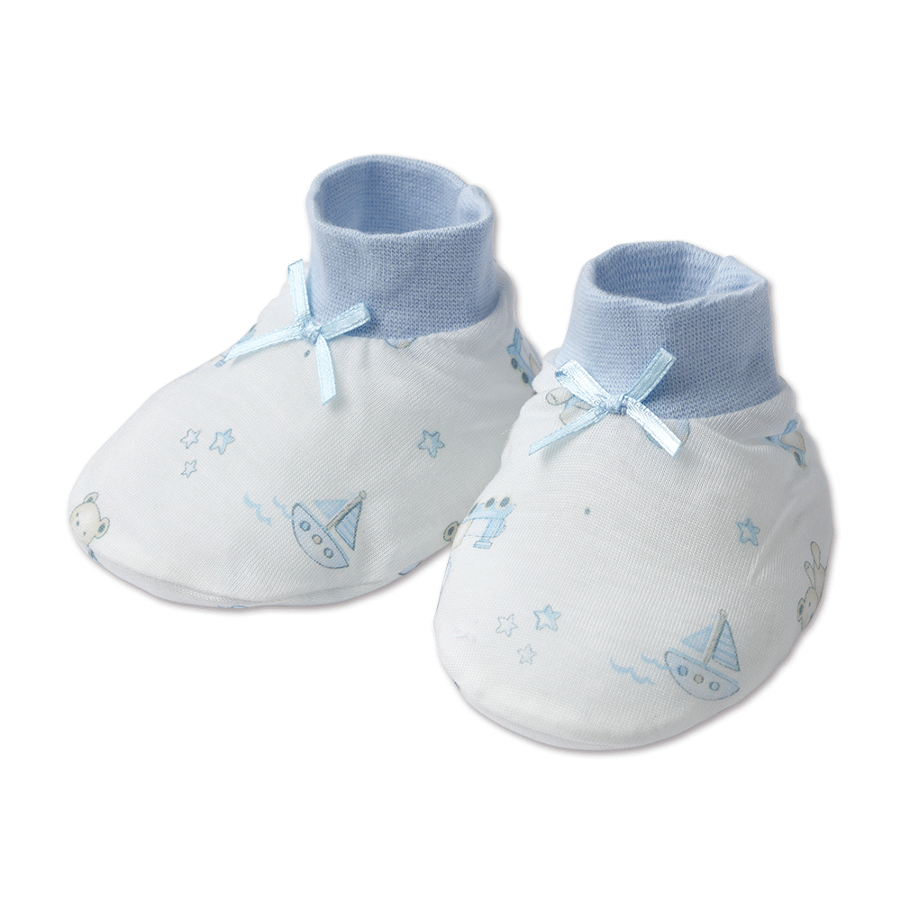 【Baby City娃娃城】天絲棉腳套-玩具熊／2色