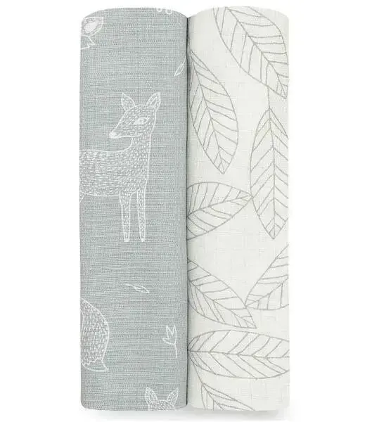 【Aden & Anais】竹纖維多功能包巾2入/森林之友