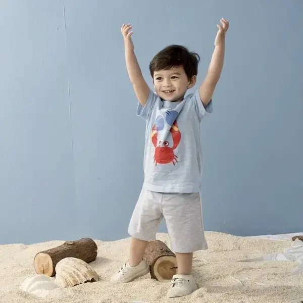 【Little Me】螃蟹上衣二入/短褲