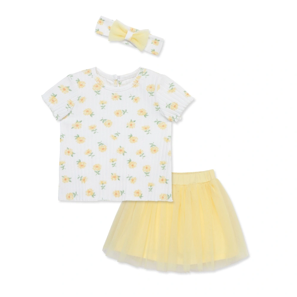 【Little Me】雛菊捲邊上衣/裙子