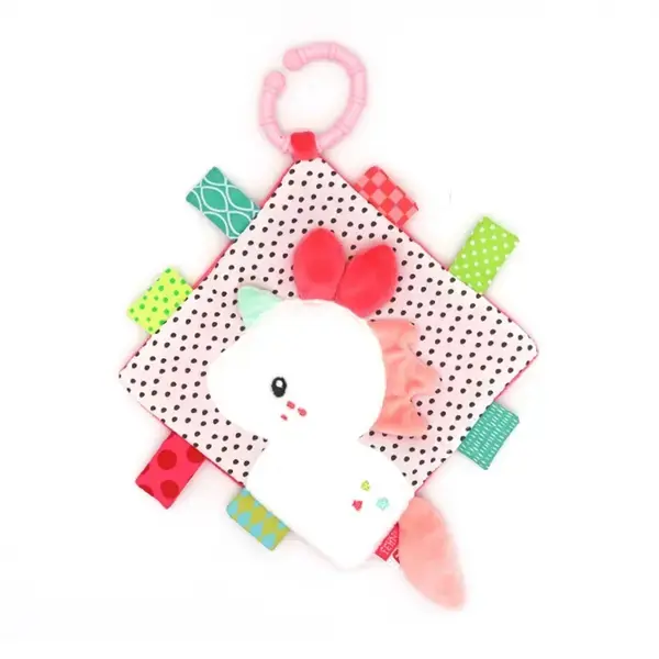 【FEHN芬恩】櫻花甜心獨角獸方形安撫巾