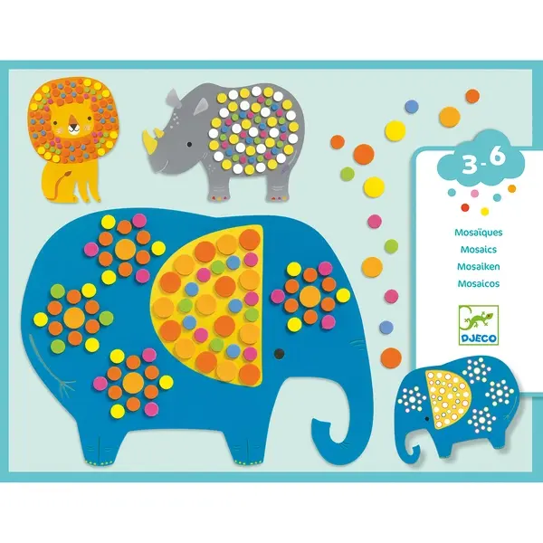 【DJECO智荷】黏貼藝術/夢想動物園