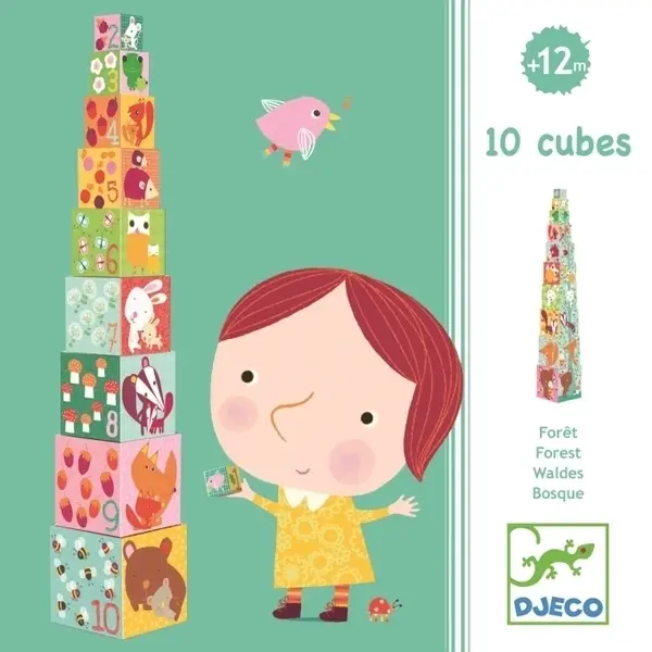 【DJECO智荷】疊疊樂／森林疊疊屋