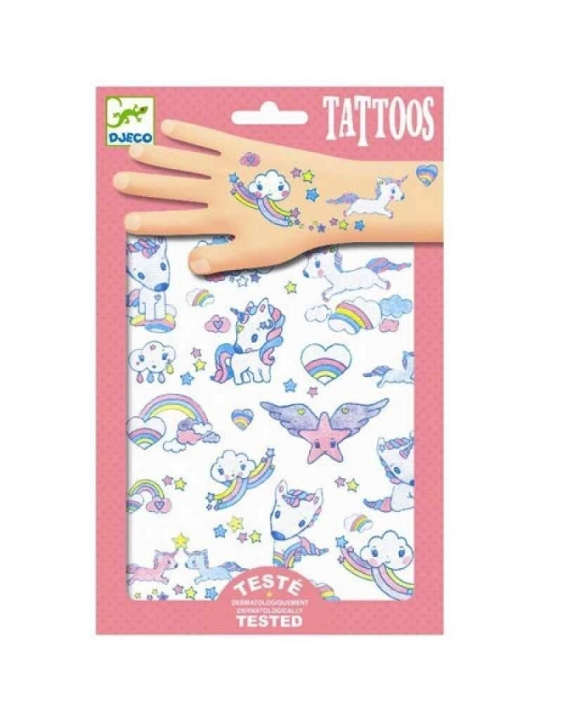 【DJECO智荷】紋身貼紙/魔幻獨角獸
