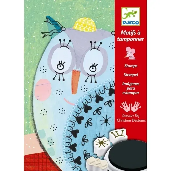 【DJECO智荷】印章藝術/動物穿衣秀