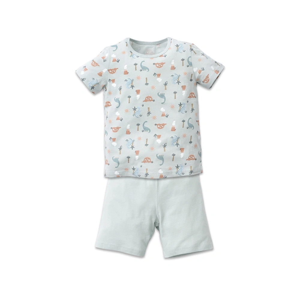 【Baby City娃娃城】美棉短袖套裝/侏儸紀恐龍