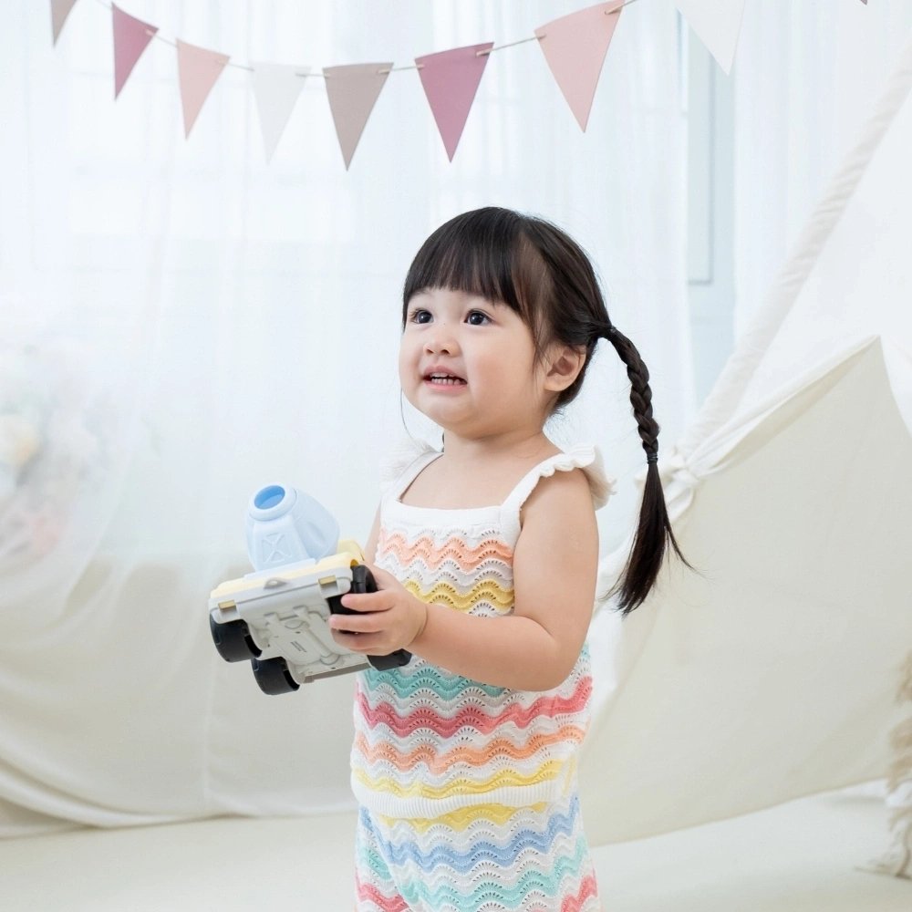 【Little Me】彩虹波浪細肩背心上衣/褲子