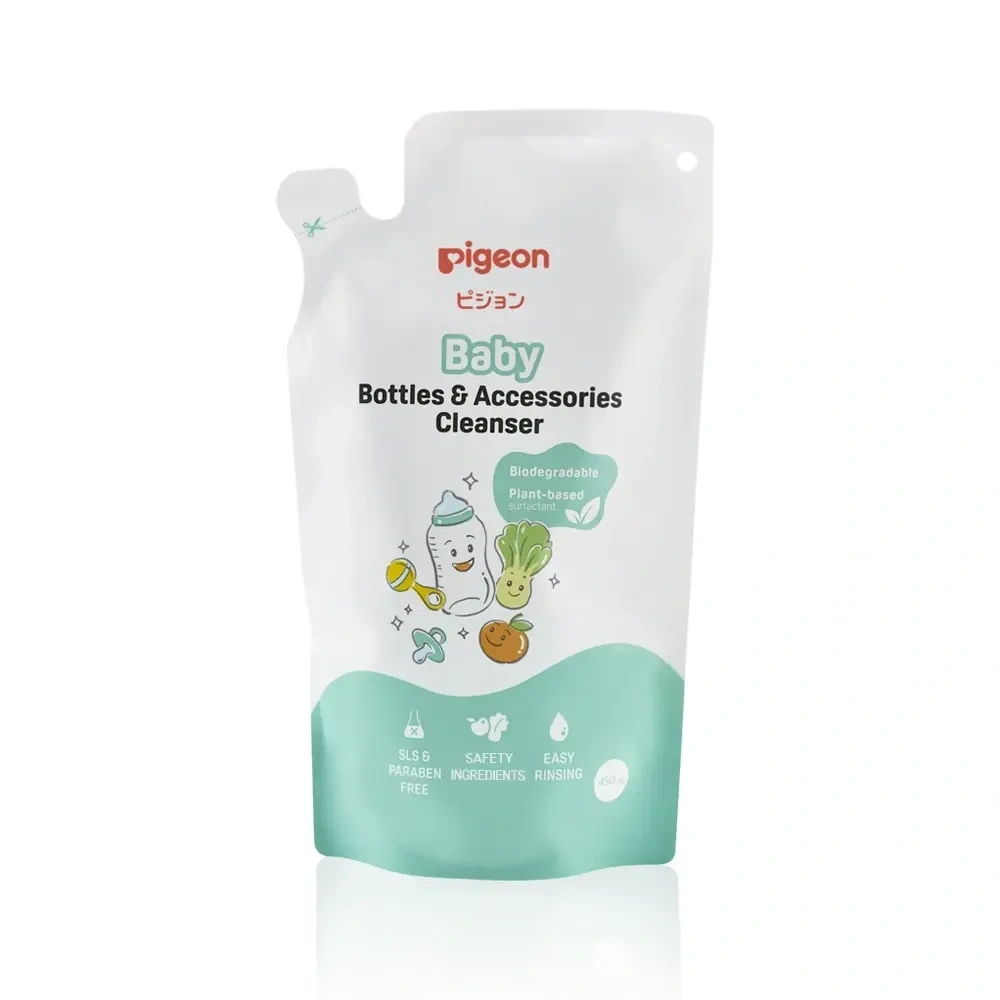 【Pigeon貝親】奶瓶蔬果清潔液450ml補充包