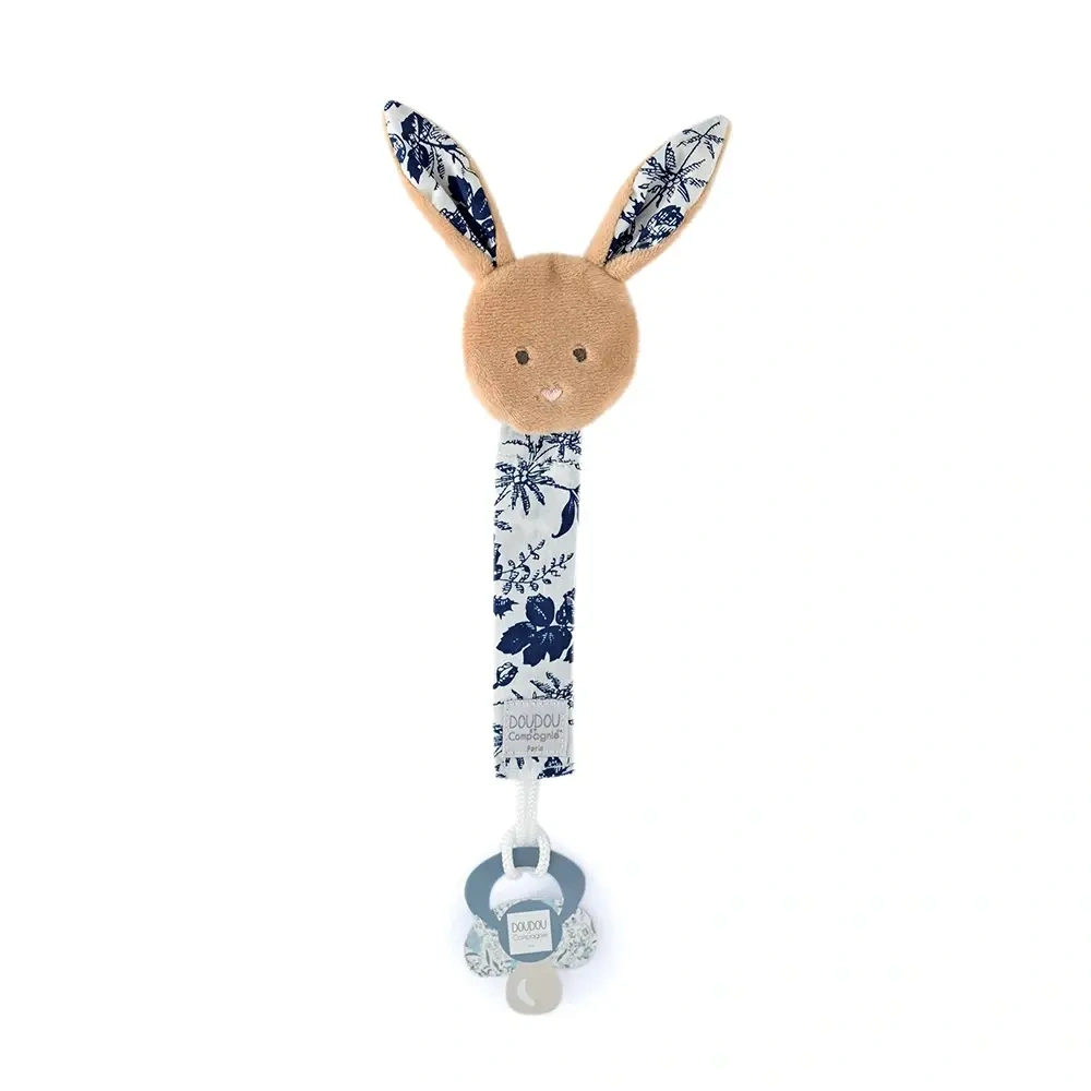 【Doudou】花園動物/安撫奶嘴鍊/咖兔