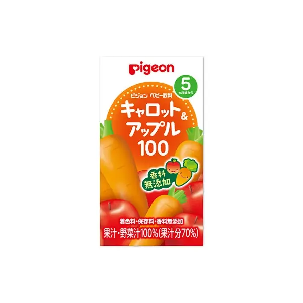 【Pigeon貝親】蘋果胡蘿蔔汁