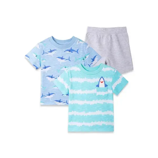 【Little Me】鯊魚上衣二入/短褲