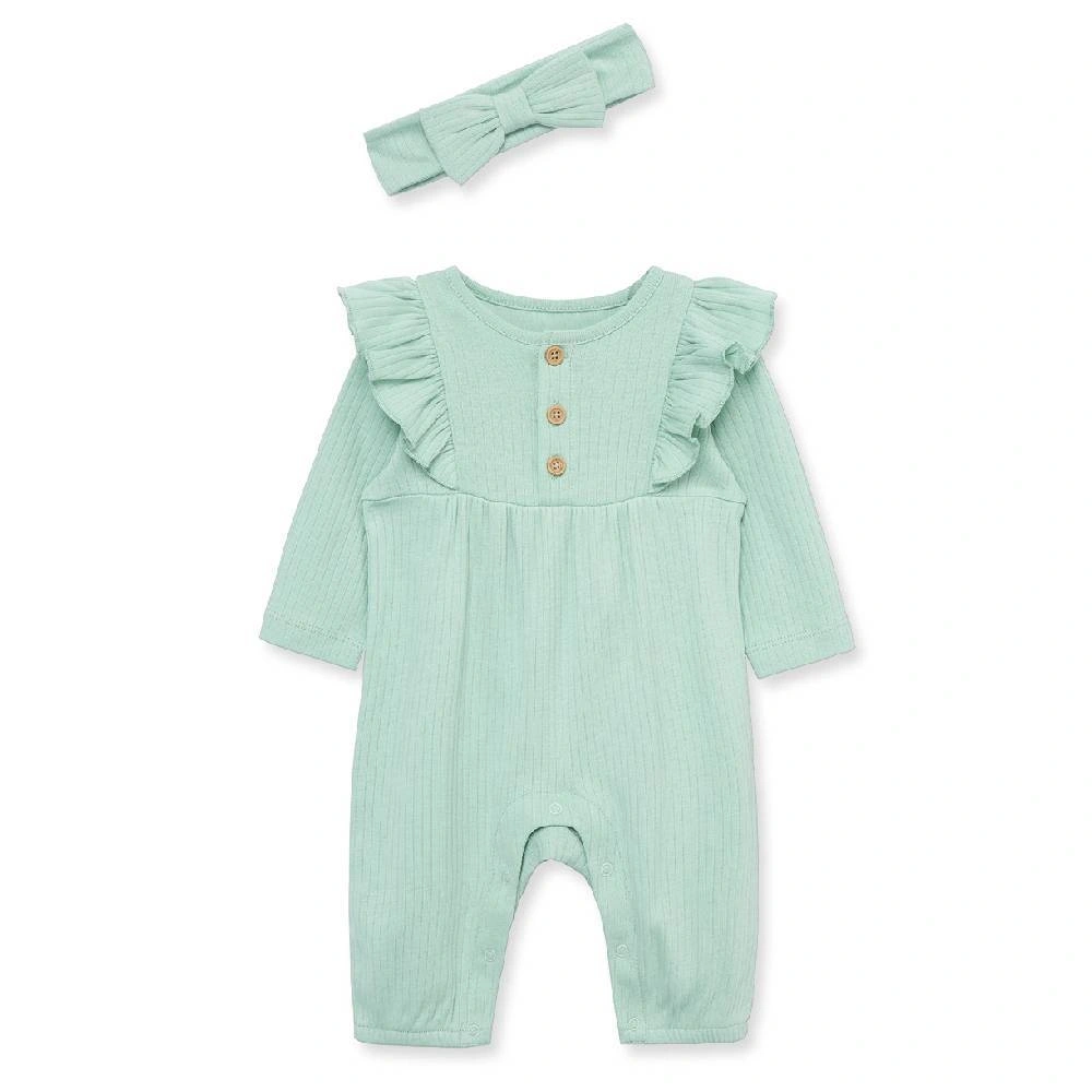 【Little Me】綠色兔裝/髮帶