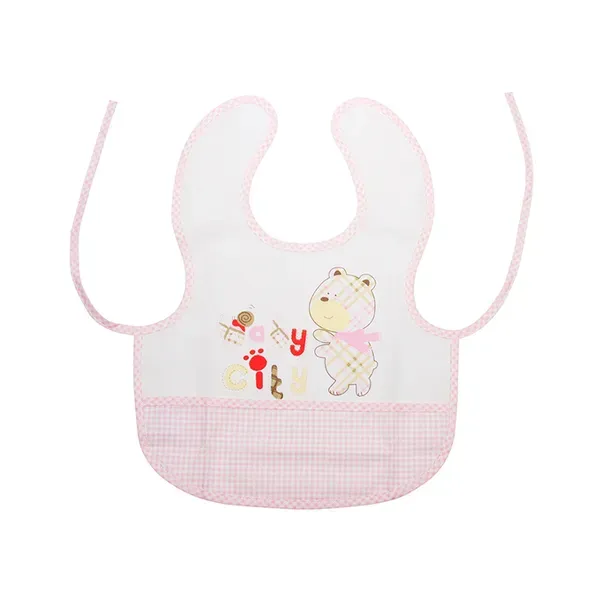 【Baby City娃娃城】紋格熊大圍兜/3色